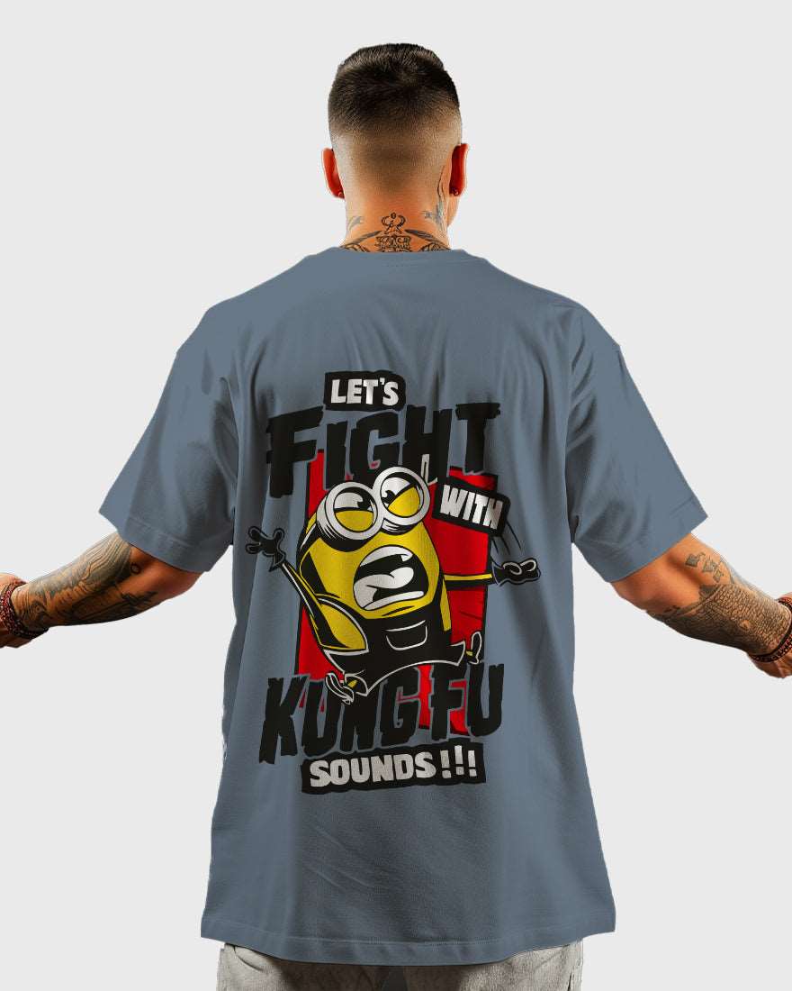 Mens Oversized Tshirt Cartoon Minions Bob