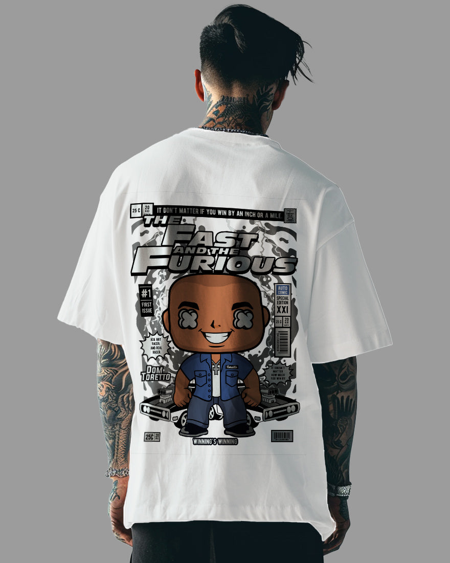 Mens Oversized Tshirt Movies Toretto