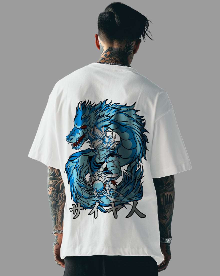 Mens Oversized Tshirt Anime Dragonballz Goku 1