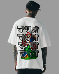 Mens Oversized Tshirt Gaming Mario 9