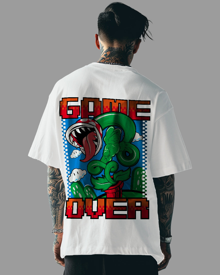 Mens Oversized Tshirt Gaming Mario 10