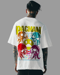 Mens Oversized Tshirt Gaming Pacman