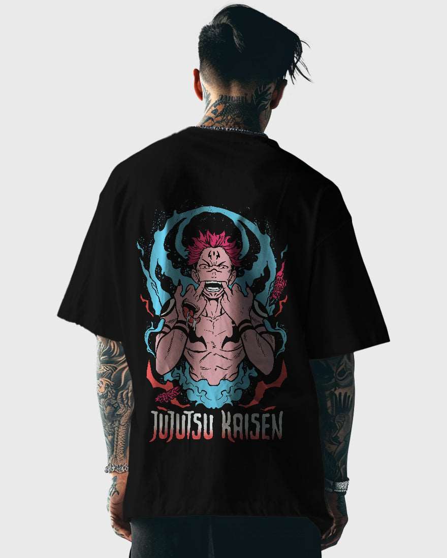 Mens Oversized Tshirt Anime Jujutsu Kaisen 1