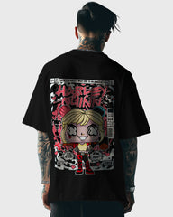 Mens Oversized Tshirt Movies Harley Quinn