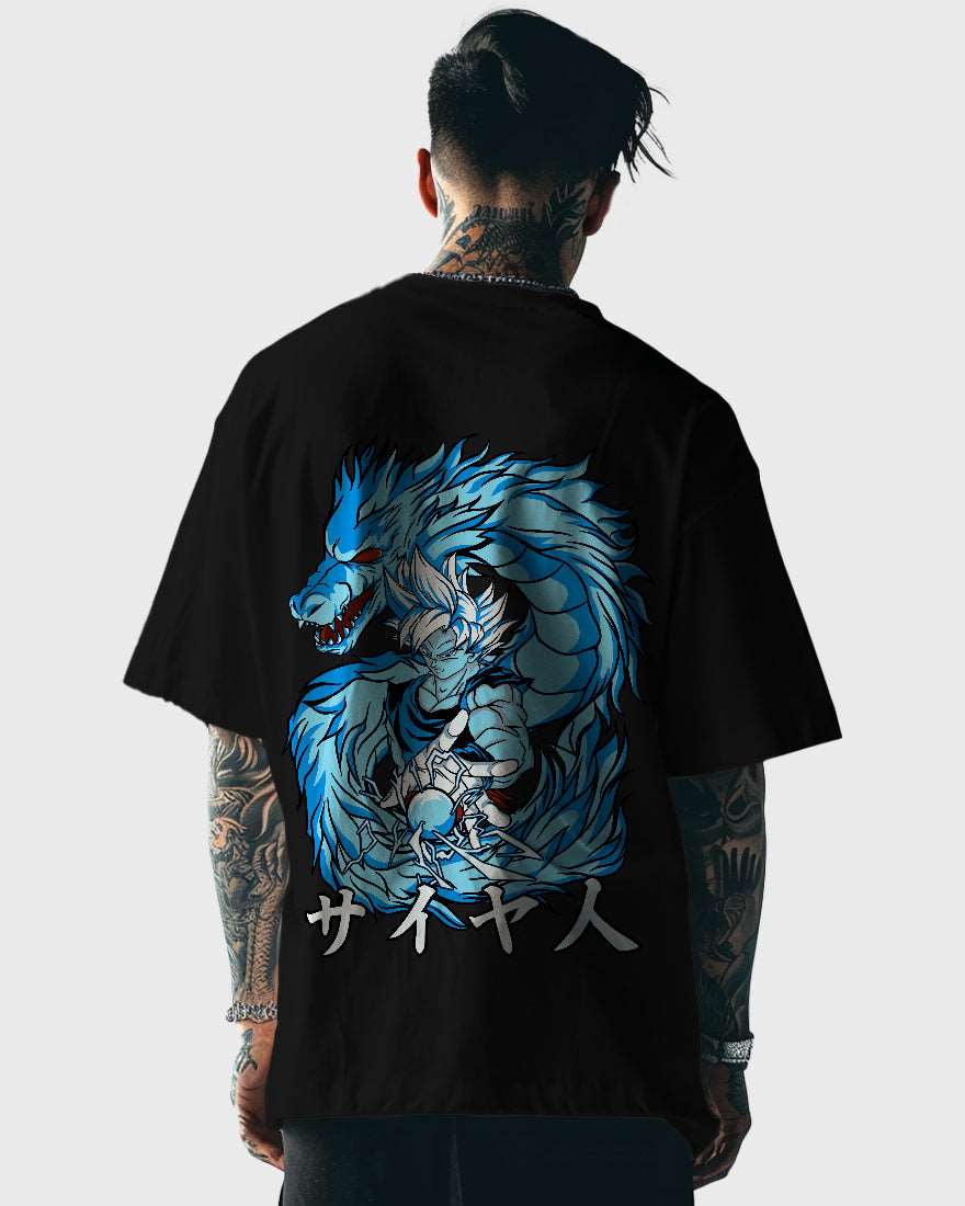 Mens Oversized Tshirt Anime Dragonballz Goku 1