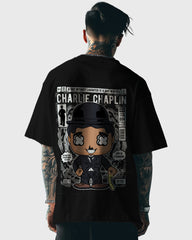 Mens Oversized Tshirt Movies Chaplin