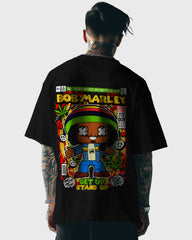 Mens Oversized Tshirt Movies Bob Marley