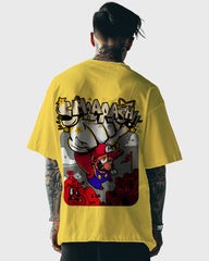 Mens Oversized Tshirt Gaming Mario 3