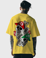 Mens Oversized Tshirt Gaming Mario 6