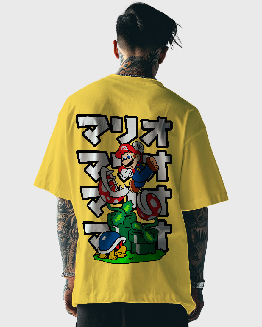 Mens Oversized Tshirt Gaming Mario 9