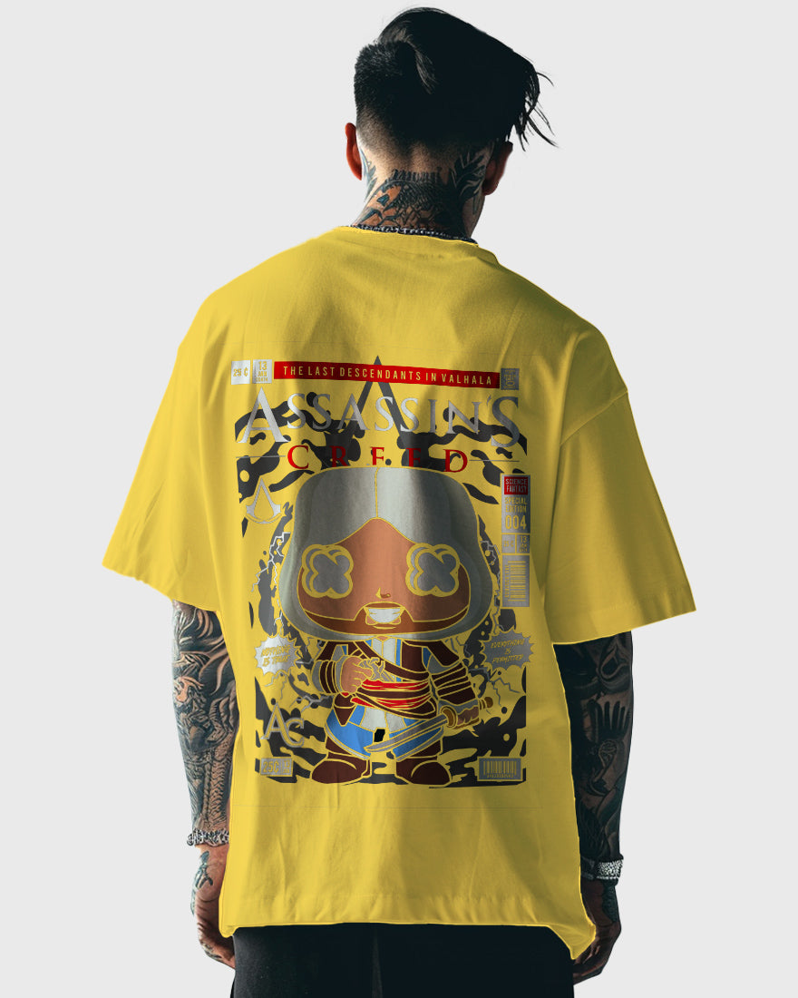 Mens Oversized Tshirt Movies Assasins