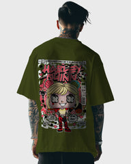 Mens Oversized Tshirt Movies Harley Quinn