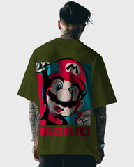 Mens Oversized Tshirt Gaming Mario 5