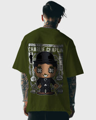 Mens Oversized Tshirt Movies Chaplin