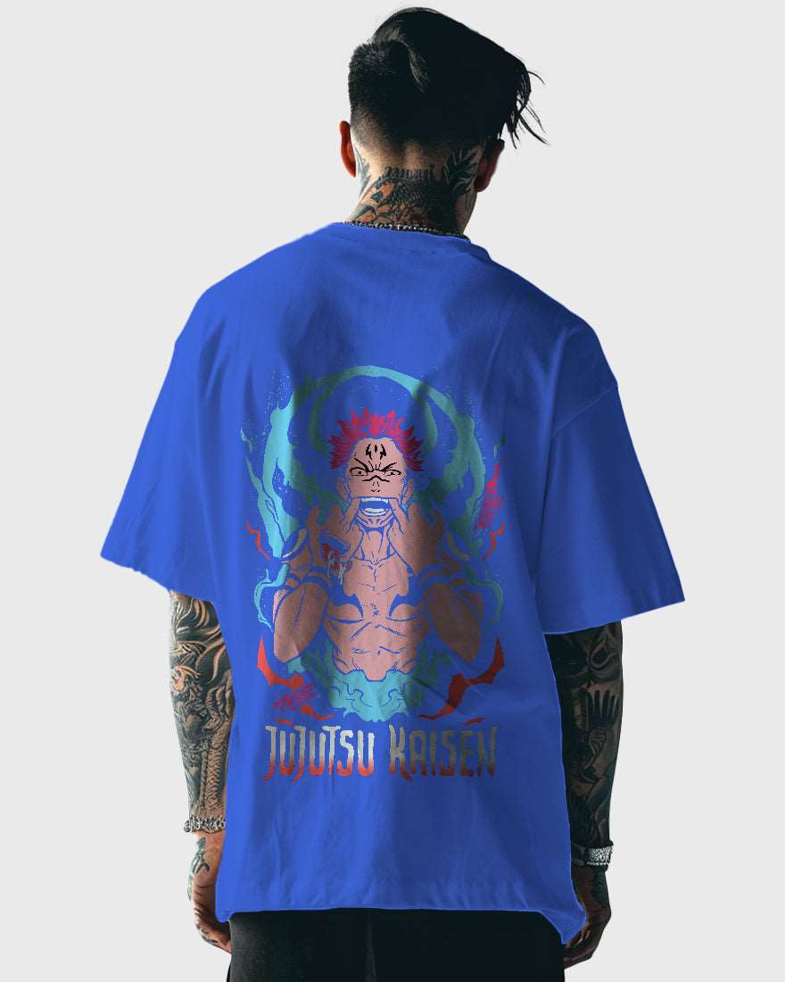 Mens Oversized Tshirt Anime Jujutsu Kaisen 1