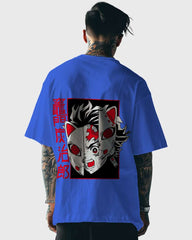 Mens Oversized Tshirt Anime Demonslayer 2