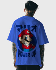 Mens Oversized Tshirt Gaming Mario 1