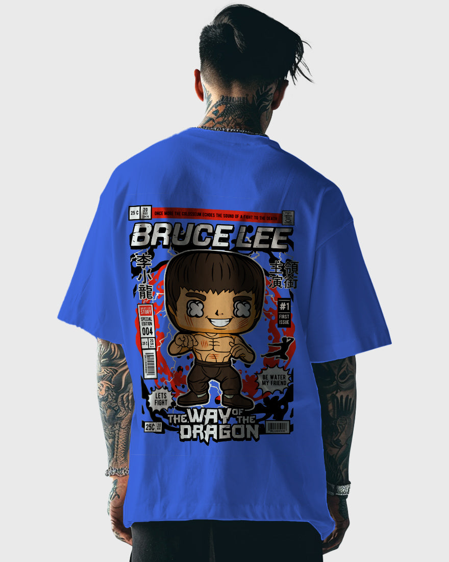 Mens Oversized Tshirt Movies Bruce Lee