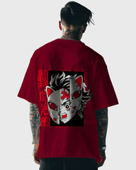 Mens Oversized Tshirt Anime Demonslayer 2