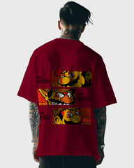 Mens Oversized Tshirt Gaming Mario 2