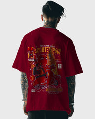 Mens Oversized Tshirt Movies Deadpool