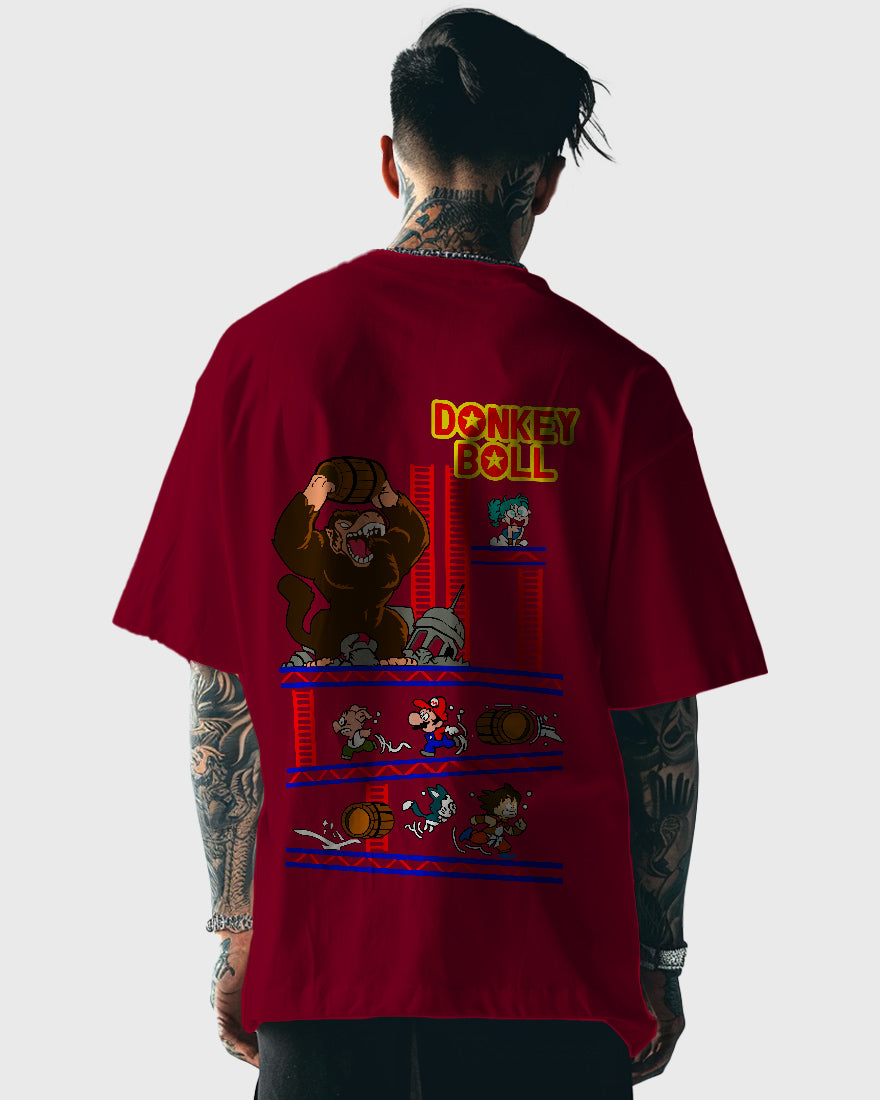 Mens Oversized Tshirt Gaming Mario 7