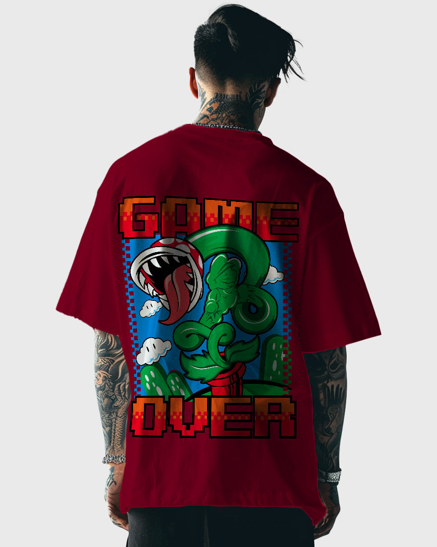 Mens Oversized Tshirt Gaming Mario 10