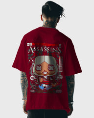 Mens Oversized Tshirt Movies Assasins