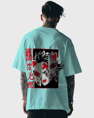 Mens Oversized Tshirt Anime Demonslayer 2