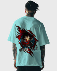 Mens Oversized Tshirt Anime Dragonballz Goku Kid