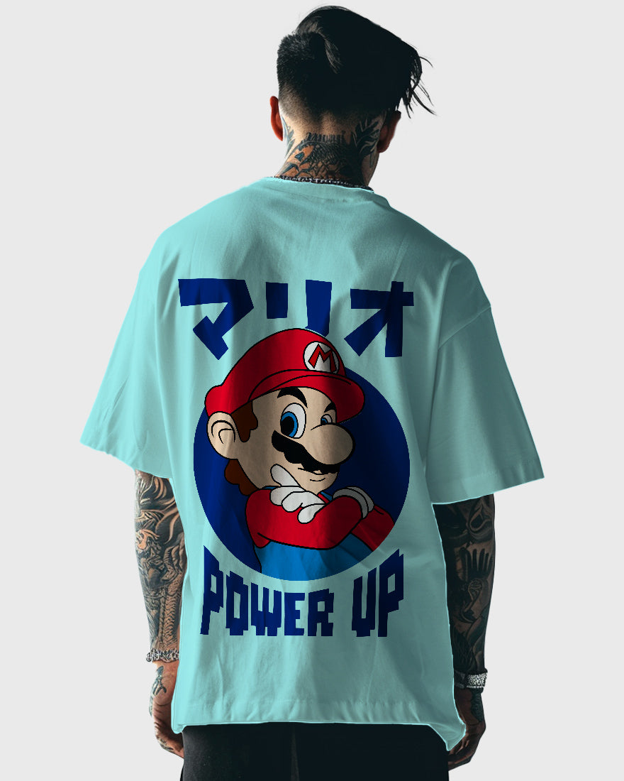 Mens Oversized Tshirt Gaming Mario 1