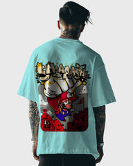 Mens Oversized Tshirt Gaming Mario 3