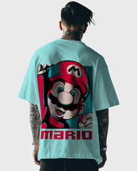 Mens Oversized Tshirt Gaming Mario 5