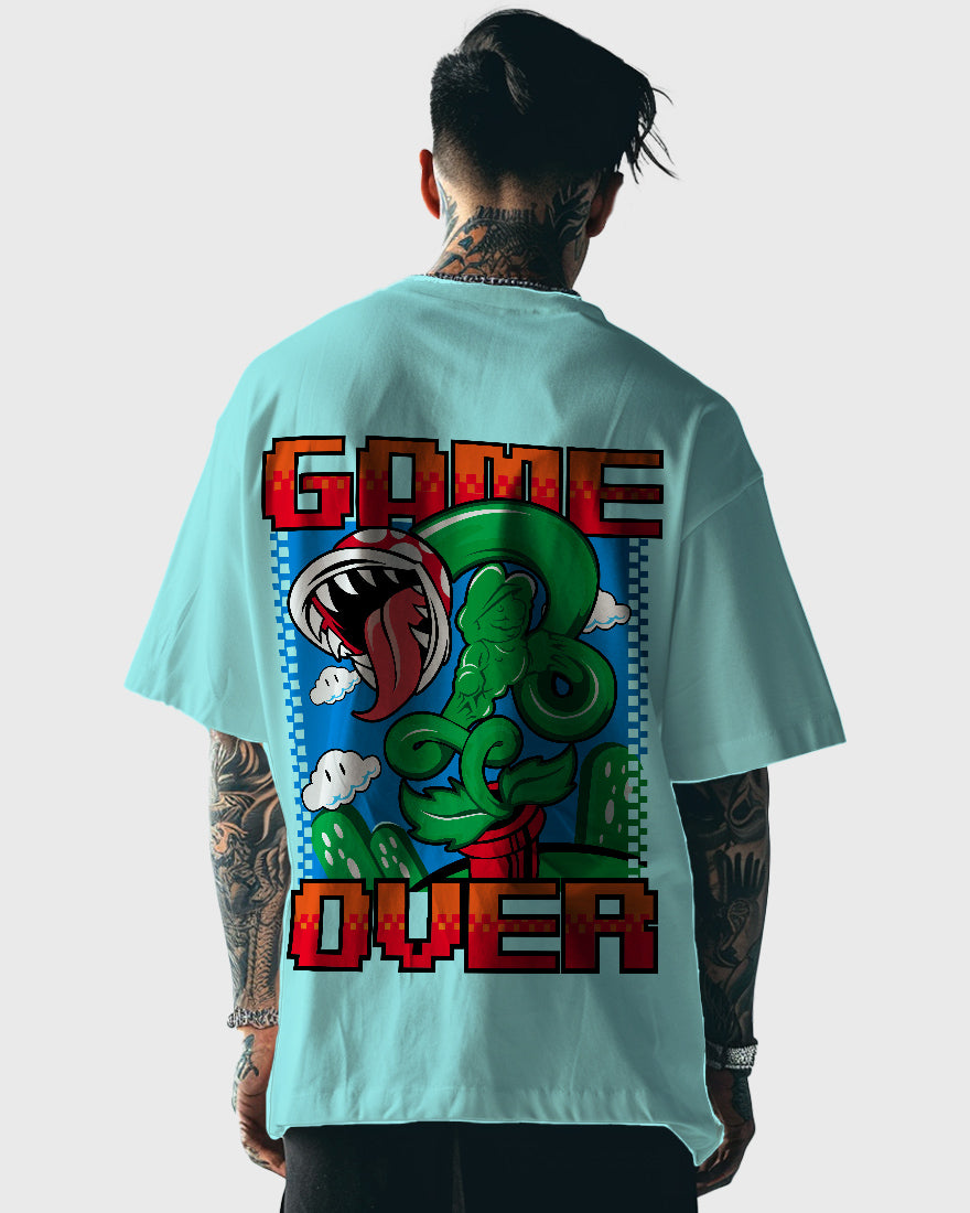 Mens Oversized Tshirt Gaming Mario 10