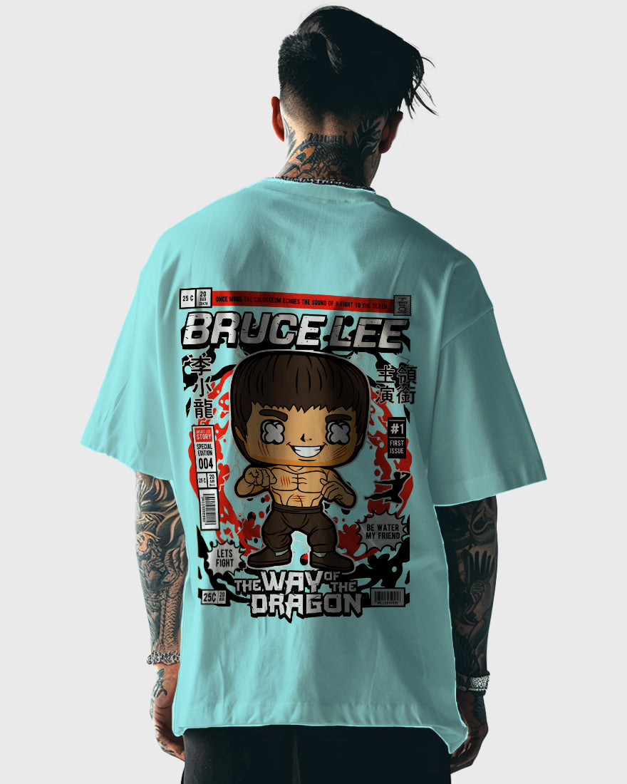 Mens Oversized Tshirt Movies Bruce Lee