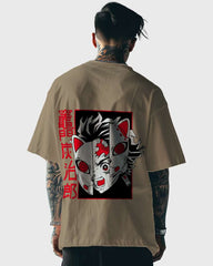 Mens Oversized Tshirt Anime Demonslayer 2