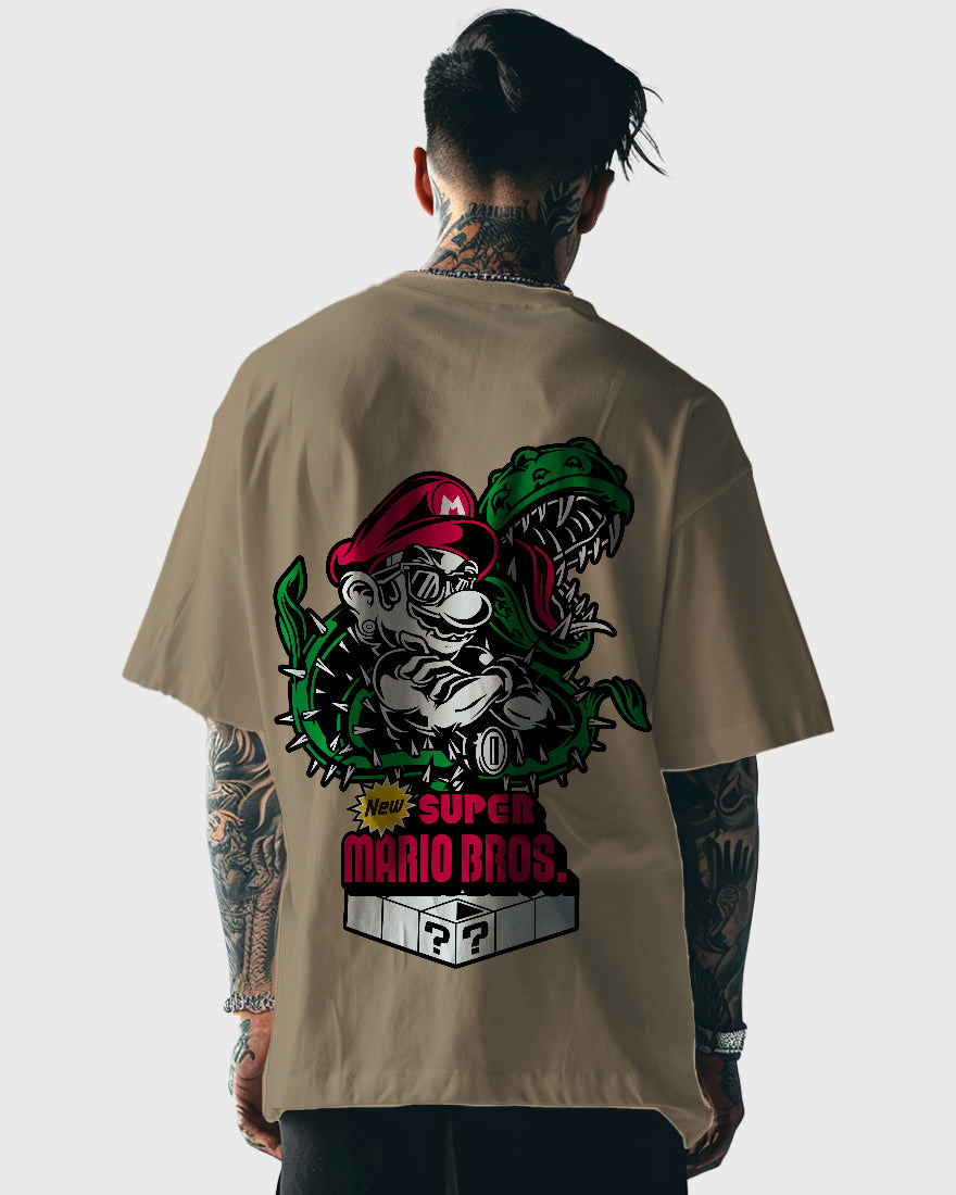 Mens Oversized Tshirt Gaming Mario 4