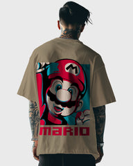 Mens Oversized Tshirt Gaming Mario 5