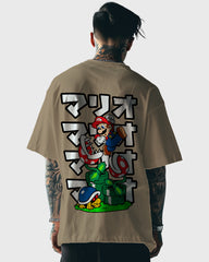 Mens Oversized Tshirt Gaming Mario 9