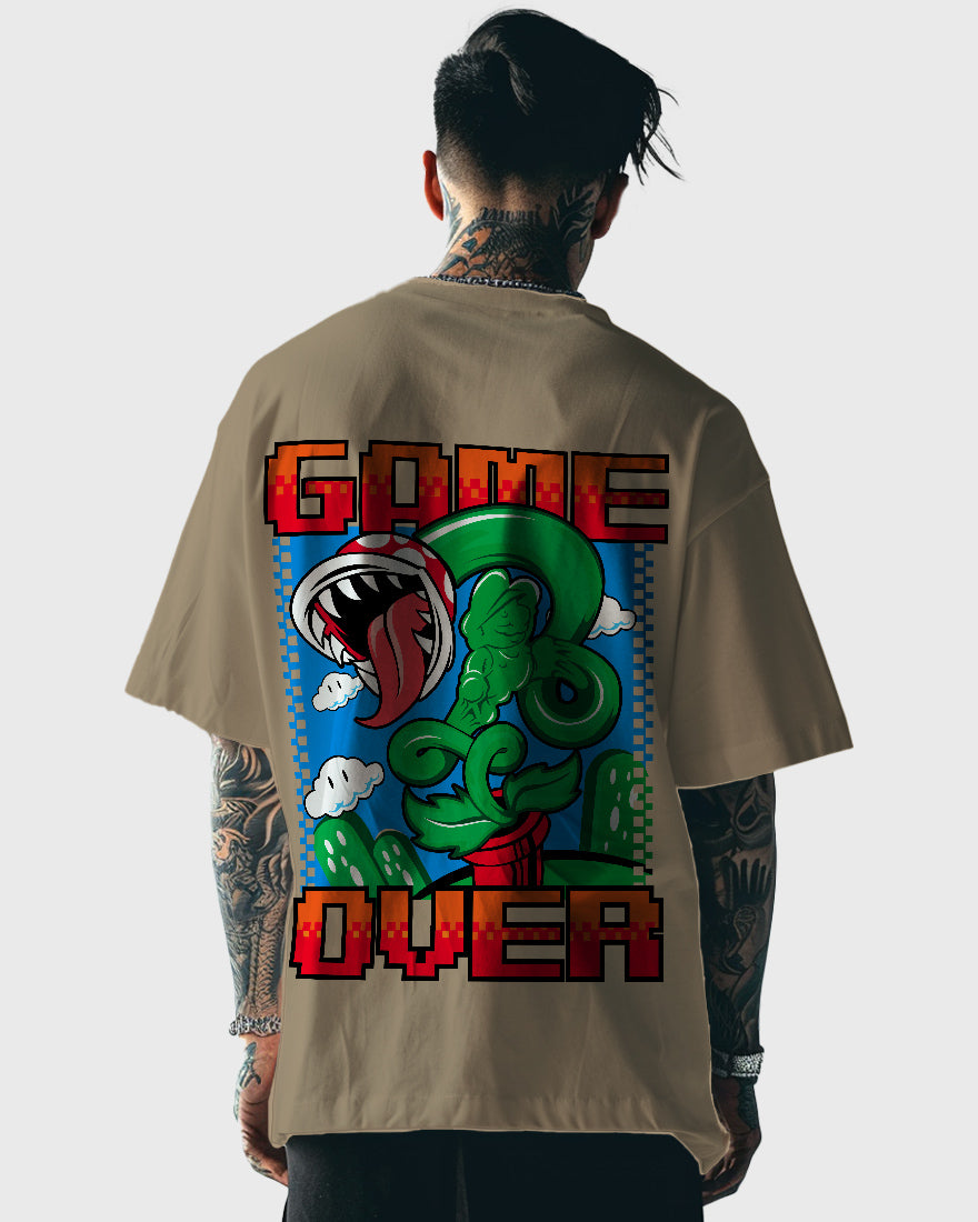 Mens Oversized Tshirt Gaming Mario 10