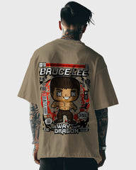 Mens Oversized Tshirt Movies Bruce Lee