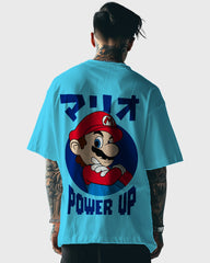 Mens Oversized Tshirt Gaming Mario 1