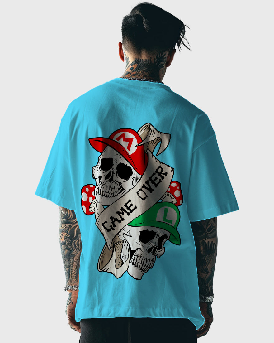 Mens Oversized Tshirt Gaming Mario 6