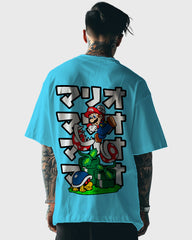 Mens Oversized Tshirt Gaming Mario 9