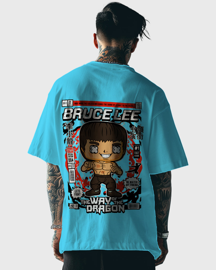 Mens Oversized Tshirt Movies Bruce Lee