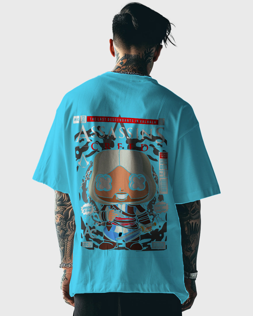 Mens Oversized Tshirt Movies Assasins