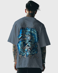 Mens Oversized Tshirt Anime Dragonballz Goku 1