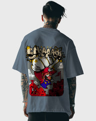 Mens Oversized Tshirt Gaming Mario 3