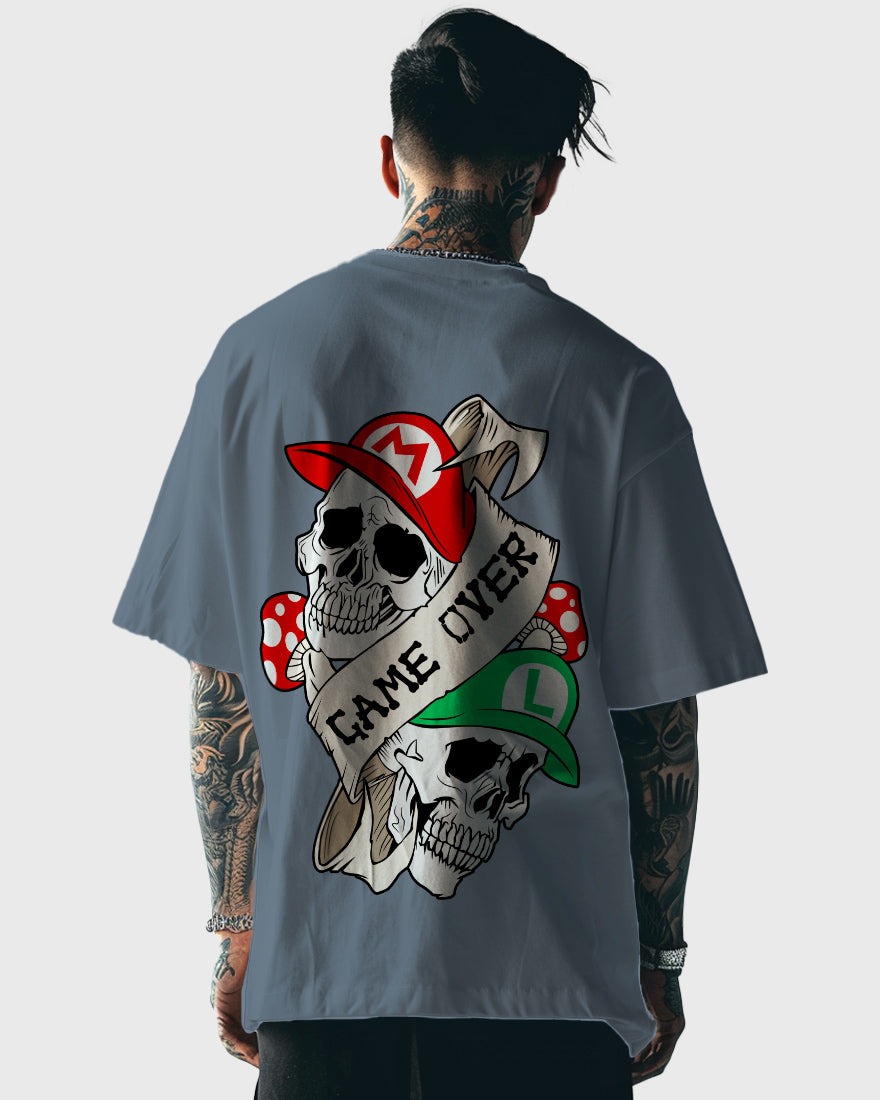 Mens Oversized Tshirt Gaming Mario 6