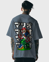 Mens Oversized Tshirt Gaming Mario 9